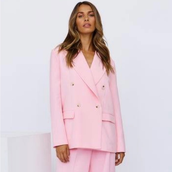 Lioness‎ Brentwood Blazer Pink large - Picture 1 of 11
